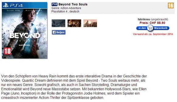 beyond ps4 remake