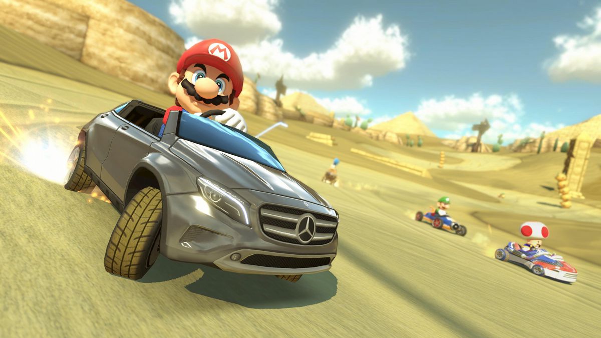 mario kart 8 mercedes benz