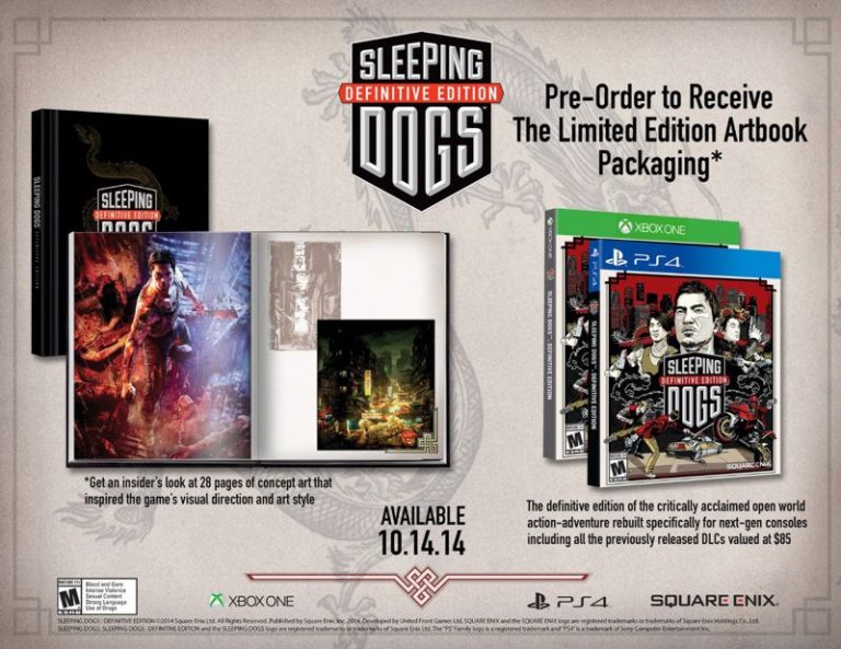 Sleeping Dogs Definitive Edition llegará a PS4 y Xbox One