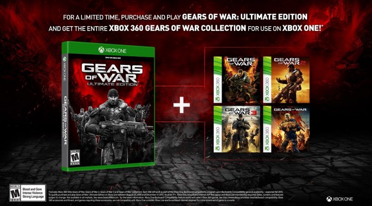 Gears of War Ultimate Edition incluirá los cuatro juegos de 360 en Xbox One