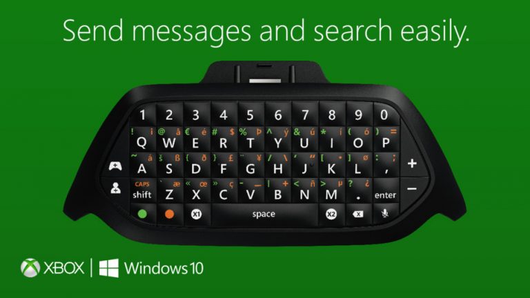 Microsoft presenta el nuevo Chatpad para Xbox One